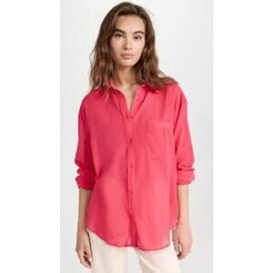 7 For All Mankind Voile Button Up Top Size Small NWT (B130196)